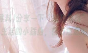 分享一下“明星黑料”，就像生活的小插曲，怪有意思的